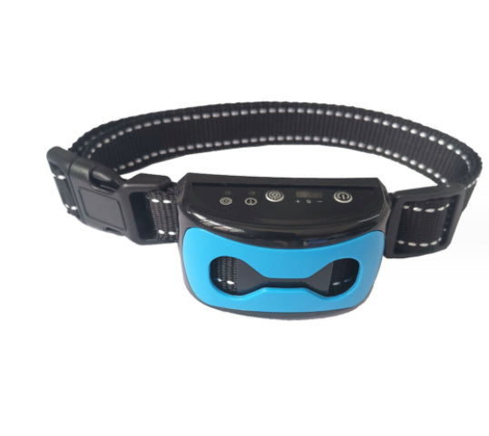 Collier de dressage pour chien, étanche, électrique, télécommande, rechargeable, anti-aboiement, avec son de vibration et de choc